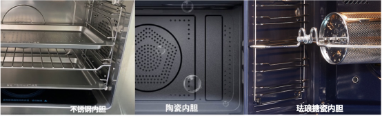 内胆怎么选？ 蒸烤炸一体机选购攻略指南AG凯发K8国际不锈钢 陶瓷 珐琅搪瓷(图4)
