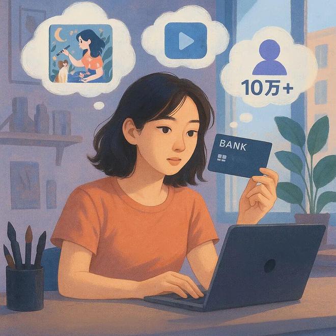 师秒贷款！华为全栈AI加速让银行及时看见K8凯发·国际网站靠10万+粉丝北漂插画